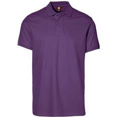Bomull - Herr - Lila Pikétröjor ID Stretch Polo Shirt - Purple