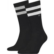 Calvin Klein Herr Strumpor Calvin Klein Striped Socks - Black