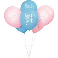 Unique Party Latex Balloons Gender Reveal Boy or Girl 8pcs