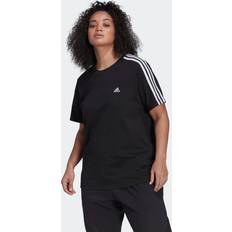 Adidas Bomull - Dam - Långa kjolar - Rosa T-shirts adidas Essentials Slim 3-Stripes Tee (Plus Size) 2X