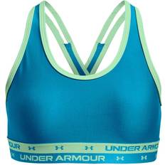 Under Armour Toppar Under Armour Girl's Crossback Sports Bra - Radar Blue/Aqua Foam (1364629-422)