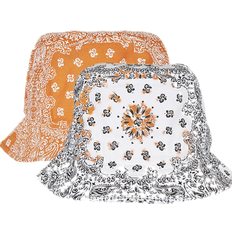 Flexfit Herr - Röda Huvudbonader Flexfit Cotton Twill Bucket Hat Unisex Anglerhut für Damen und Herren, einfarbig, mit patentiertem Band, Farbe Schwarz, one