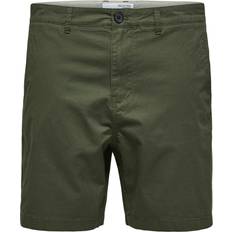 Selected Shorts Selected Homme cotton blend slim chino shorts in
