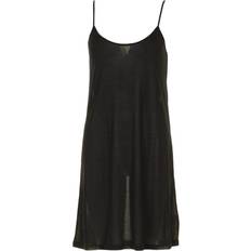 Dam Underklänningar Lady Avenue Chemise Slip Dress - Black