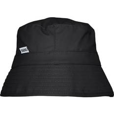 Polyuretan Hattar Rains Waterproof Bucket Hat Unisex - Black