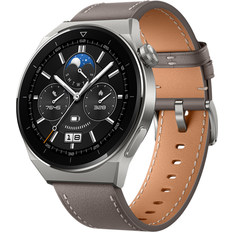 Huawei iPhone Smartwatches på rea Huawei Watch GT 3 Pro 46mm with Leather Strap
