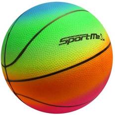 Lekbollar SportMe Basketboll Rainbow 22cm