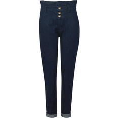 Joe Browns Dam Byxor & Shorts Joe Browns Women's High Waisted Button Up Jeans - Indigo