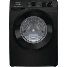 Frontmatad - Svarta Tvättmaskiner Gorenje WNEI84AS/B