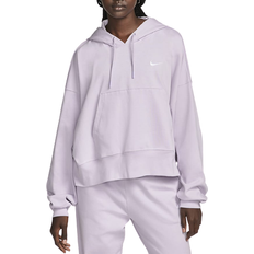 Nike Women's Sportswear Oversized Jersey Hoodie - Doll/White