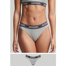 Superdry Dam - Friluftsjackor Kläder Superdry Organic Cotton Blend Logo Bikini Briefs