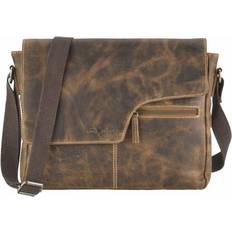 Greenburry Axelremsväskor Greenburry Vintage Original Leather Shoulder Bag 32 cm, brown, M, Shoulder bag