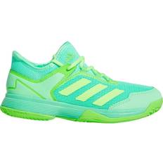 Adidas Racketsportskor adidas Kid's Ubersonic 4 - Beam Green/Signal Green/Solar Green