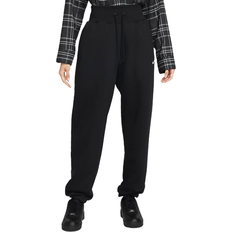 10 - Dam Byxor Nike Sportswear Phoenix Fleece High-Rise Trousers Women's - Black/Sail