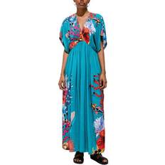 Desigual Dam - Långa klänningar Desigual Agatha Dress - Turquoise