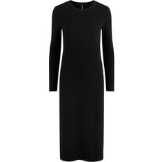 Enfärgade - Midiklänningar - S Pieces Kylie Midi Dress - Black