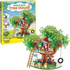 Faber-Castell Pyssellådor Faber-Castell Creativity for Kids Build & Grow Tree House Kit By Michaels Multicolor