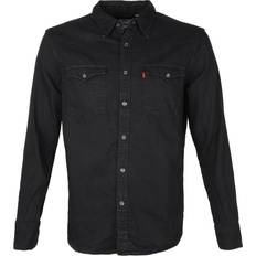 Herr - Jeansskjortor - Svarta Levi's Mens Barstow Western Standard Fit Shirt