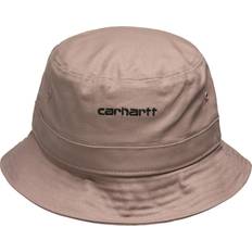 Carhartt Herr Hattar Carhartt WIP Script Bucket Hat - Earthy Pink & Black
