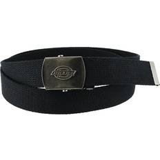 Dickies Herr Skärp Dickies Mens Adjustable Fabric Belt with Military Buckle - Black