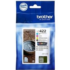 Brother Gul Bläck & Toner Brother LC422 (Multipack)