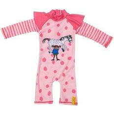Flickor Badkläder Barnkläder Swimpy Pippi UV Suit - Pink