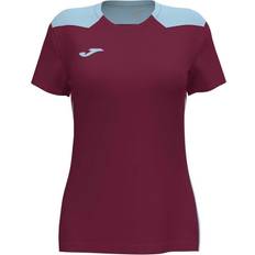 Joma Short Sleeve Women Championship Vi T-shirt - Burgundy/Sky Blue