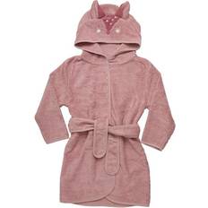 Nattplagg Barnkläder Pippi Organic Hooded Bath Robe - Misty Rose (5201-524)