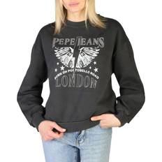 Pepe Jeans Dam - Svarta Överdelar Pepe Jeans Women's Sweatshirt - Black