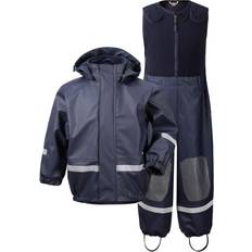 Parkas - Polyurethane Ytterkläder Didriksons Boardman Kid's Rain Set - Navy (503968-039)