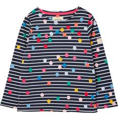 Joules T-shirts Barnkläder Joules Girl's Harbour Long Sleeve Top - Spot Stripe
