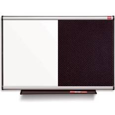 Anslagstavlor på rea Nobo Prestige Combination Black Noticeboard/Whiteboard 900x600mm. Wid 90x60cm