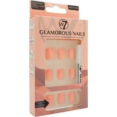 W7 Lösnaglar & Nageldekorationer W7 Glamorous Nails Apricot Glow 24 st