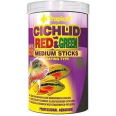 Tropical CICHLID RED & GREEN STICKS MEDIUM 1000ML/360G