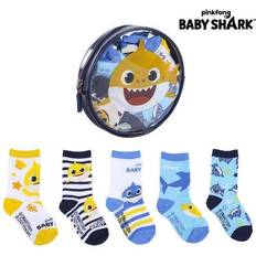 Baby Shark "Strumpor (5 par) (Fotstorlek: 15-16)
