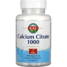 Kal Calcium Citrate 1,000 MG (90 Tablets)