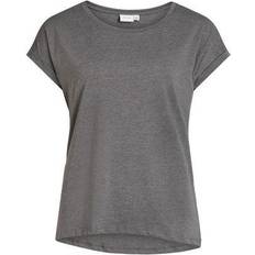 Bomull - Dam - Midiklänningar T-shirts Vila Simpel T-shirt Kvinder