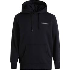 Peak Performance Svarta Överdelar Peak Performance Logo Hood Sweatshirt-BLACK