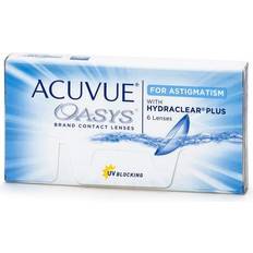 Veckolinser Kontaktlinser Johnson & Johnson Acuvue Oasys for Astigmatism with Hydraclear Plus 6-pack
