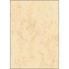 Sigel Kopieringspapper Marmor/Marble Beige, Gul/Brun (DP372) A4 90g, 100 ark/fp