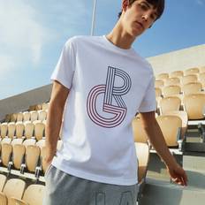 Lacoste Herr - Orange T-shirts & Linnen Lacoste Sport Roland Garros Edition Organic Cotton T-Shirt