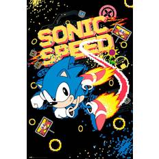 Close Up Poster, Affisch Sonic the Hedgehog Speed, (61 x 91.5 cm) Poster