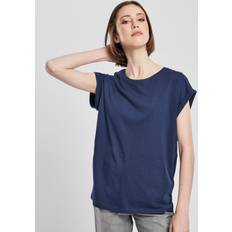 Lila T-shirts Urban Classics Ladies Extended Shoulder Tee (Olivgrön, 2XL)