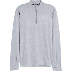 Nike T-shirts & Linnen Nike Dri-Fit Element 1/2-Zip Running Top Men's - Smoke Grey/Grey Fog/Heather