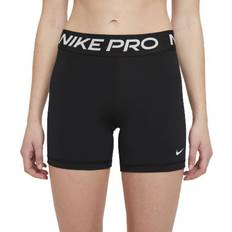 Dam - Friluftsbyxor - W33 Byxor & Shorts Nike Pro 365 5" Shorts Women - Black/White