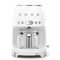 Integrerad kaffekvarn - Tillhörande mobilapp Kaffemaskiner Smeg 50's Style DCF02WH