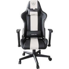 KeepOut XPRO Racing Gaming Chair - Black/White