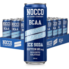 Nocco Energidrycker Sport- & Energidrycker Nocco BCAA Ice Soda 330ml 24 st