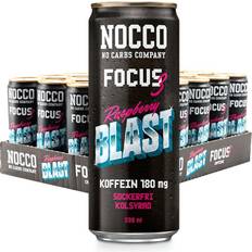 Nocco Funktionsdryck Drycker Nocco Focus 3 Raspberry Blast 24 st