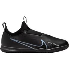 Nike 31 Fotbollsskor Barnskor Nike Jr. Zoom Mercurial Vapor 15 Academy IC - Black/Summit White/Volt/Dark Smoke Grey